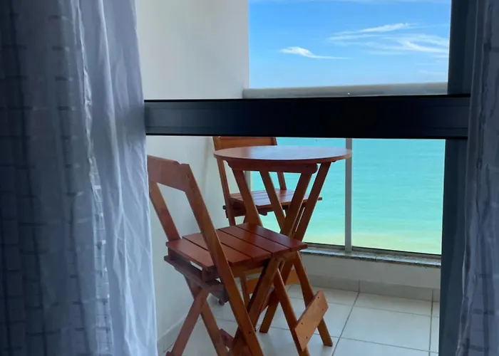 Flat Frente Mar Com Varanda