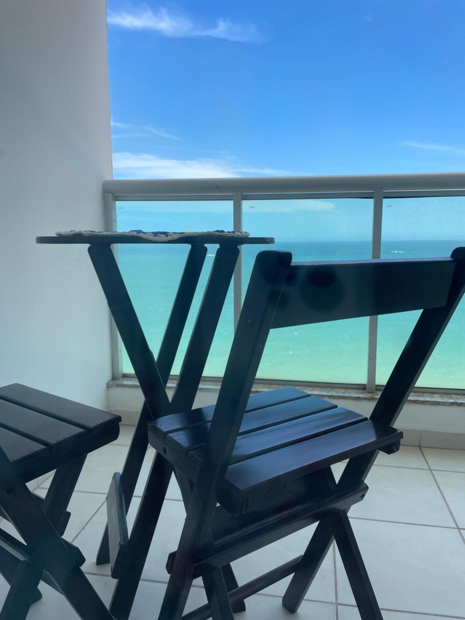 Flat Frente Mar Com Varanda Apartment